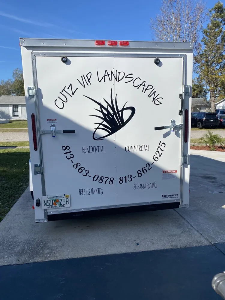 Custom landscape installation for year-round maintenance across Twn N Cntry, FL - Cutz VIP Landscaping