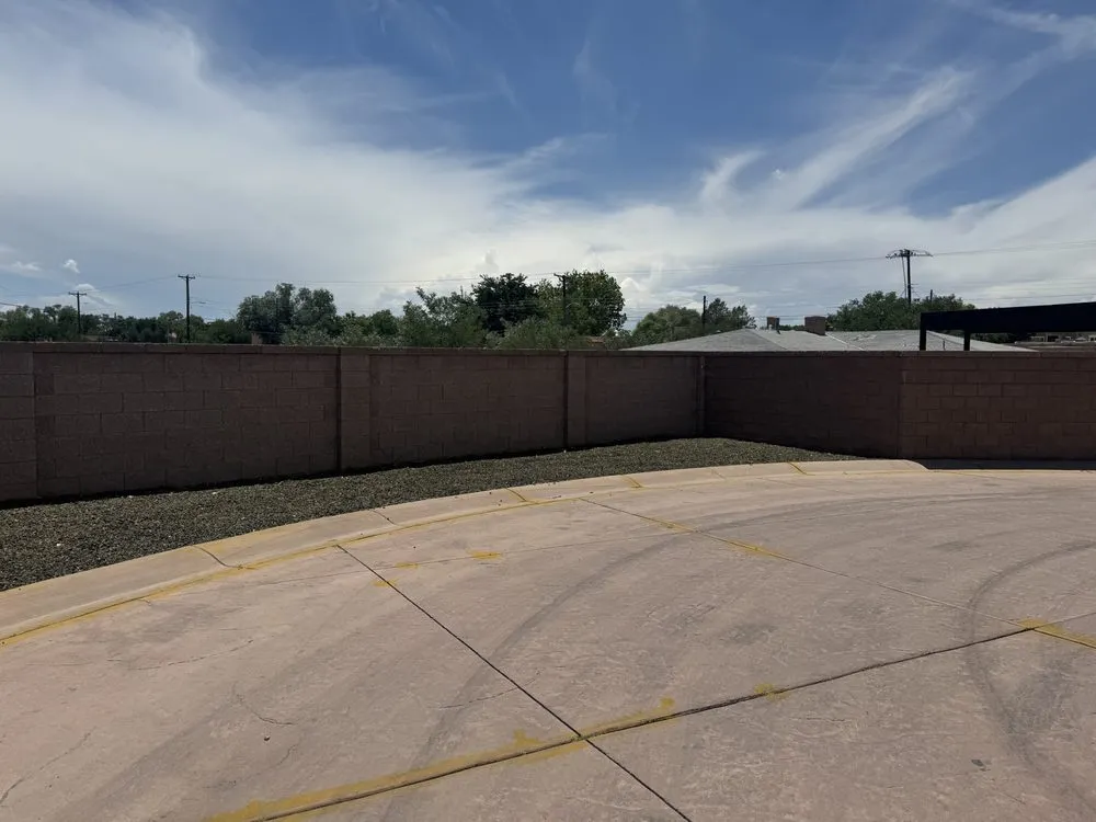 Local landscape installation with custom design in Bernalillo, NM by C&V Landscaping