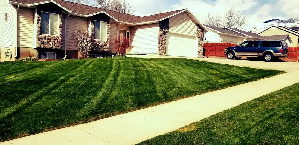 Custom residential landscaping in Logan, UT - CV Lawn King