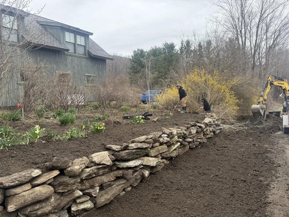 Custom landscape design for homes in Shaftsbury, VT by C&W Land Resolutions