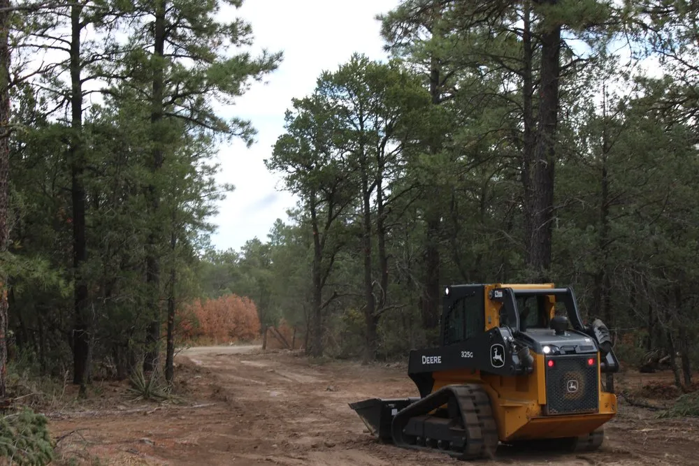 Custom residential landscaping in Edgewood, NM by CW Landscape Services