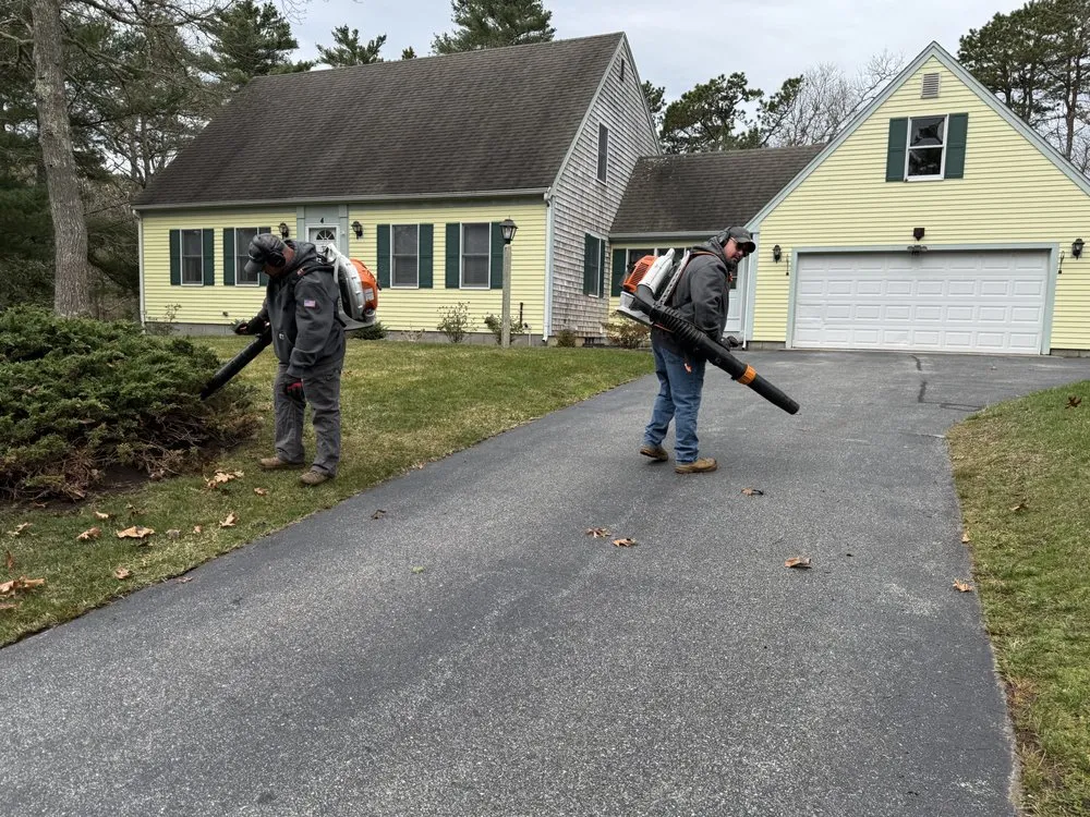 Custom landscape design for year-round maintenance across Teaticket, MA - C&W Landscaping
