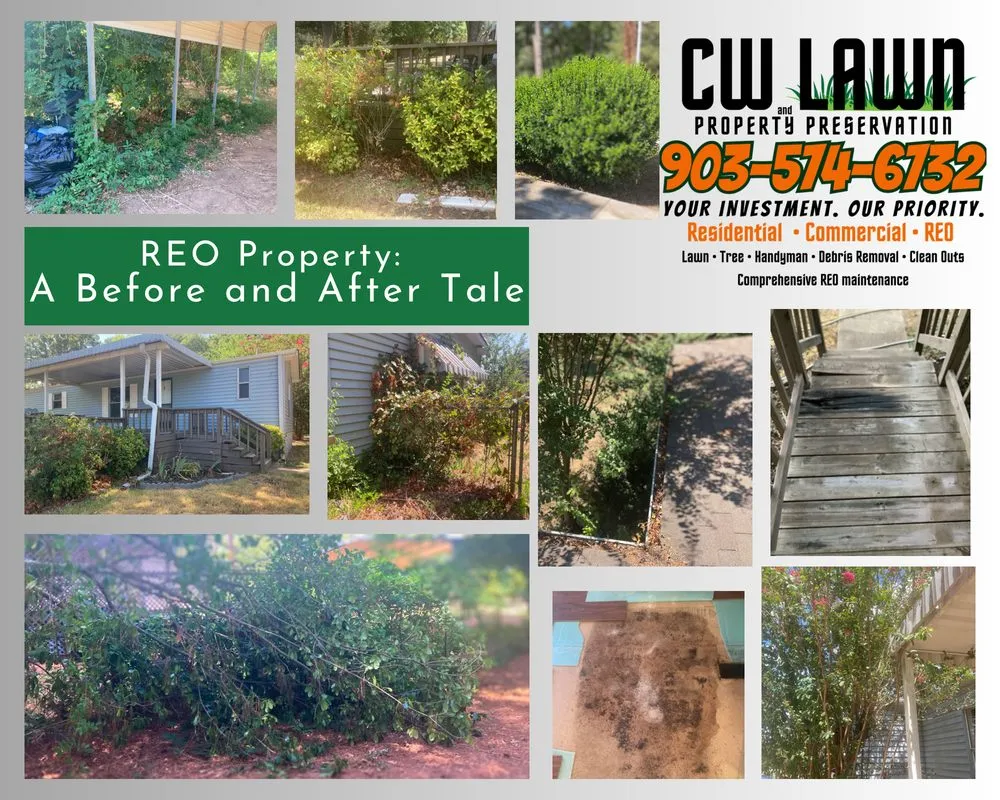 Custom residential landscaping in Frankston, TX by CW Lawn and Property Preservation