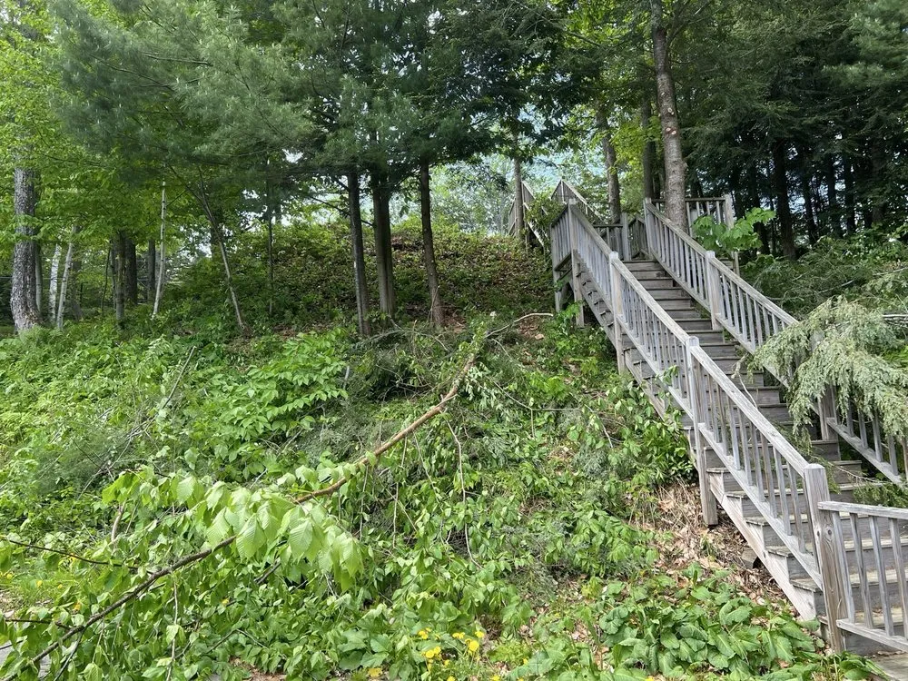 Custom yard cleanup service in New Vineyard, ME - CWB lawn care & landscaping