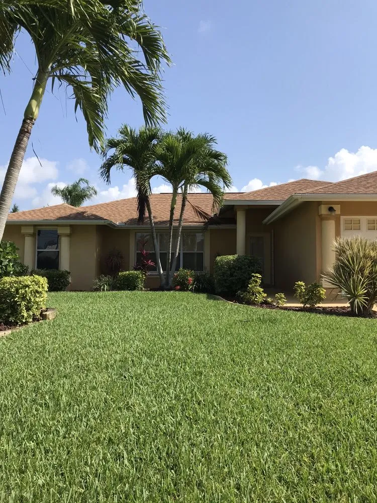 Affordable lawn mowing service for residential properties in Cape Coral, FL by CX Pest Solutions
