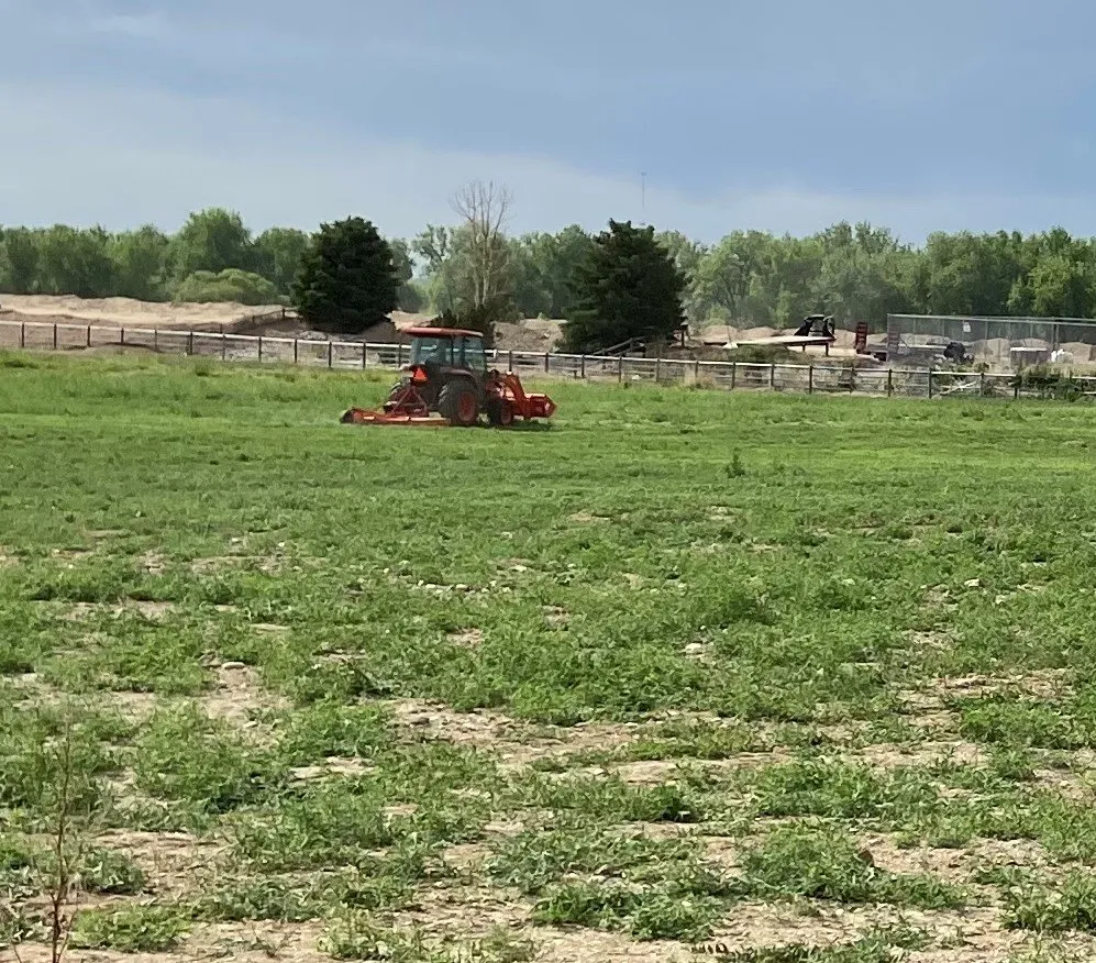 Custom residential landscaping in Eaton, CO by CX1 Ag Services