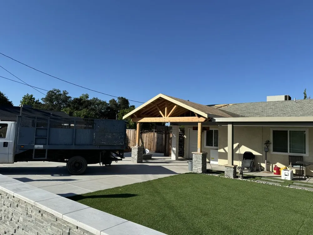 Professional lawn mowing service for outdoor upgrades across Stockton, CA - Cypress Builders