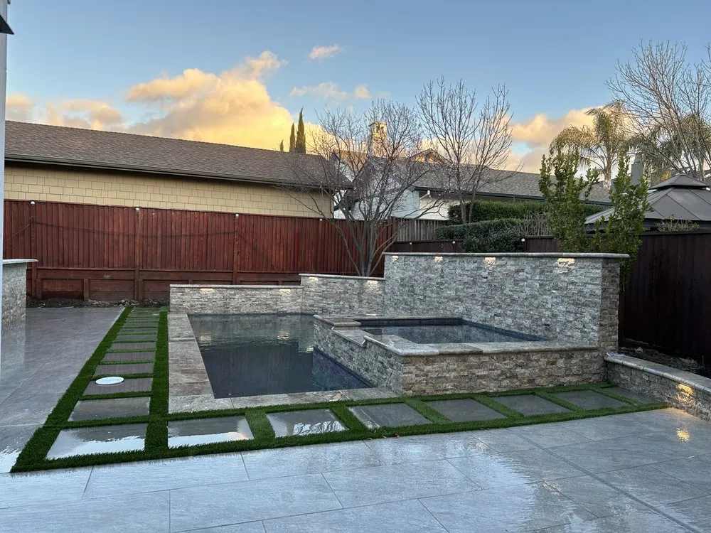 Custom garden landscaping in Stockton, CA by Cypress Builders