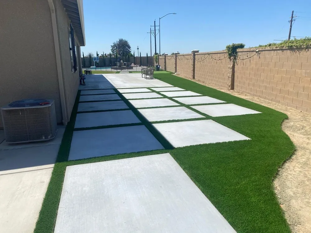Custom lawn mowing service for outdoor upgrades in Fresno, CA by Cypress Creek Landscape
