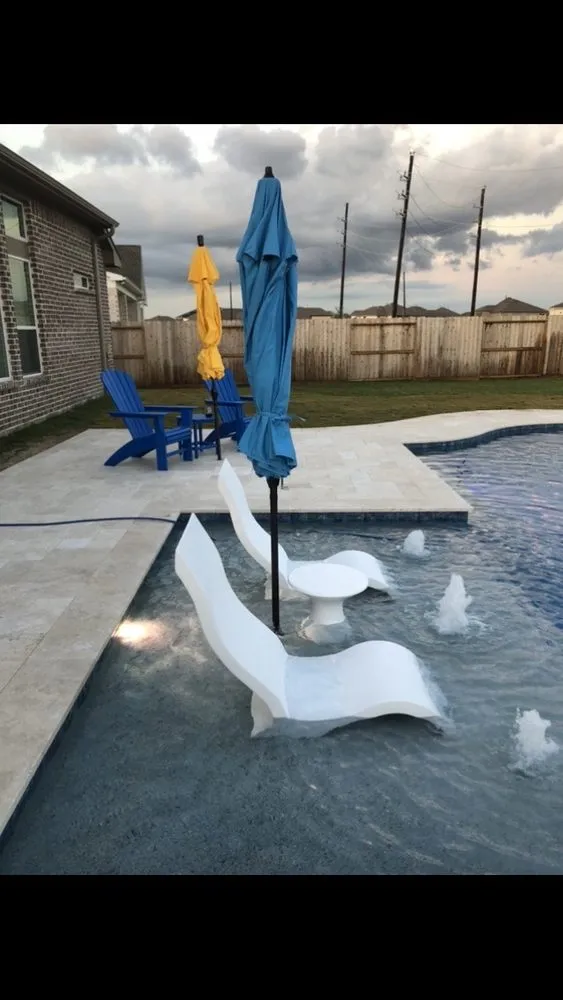 Affordable garden landscaping in Tomball, TX by Cypress Custom Pools