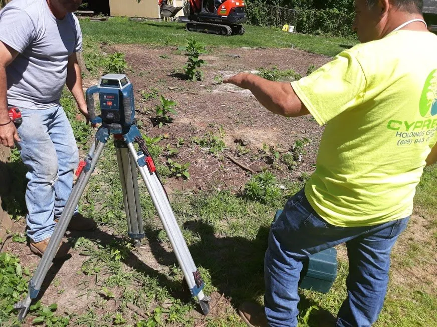 Custom landscaping services for beautiful yards in Hamilton, NJ by Cypress Holdings Group