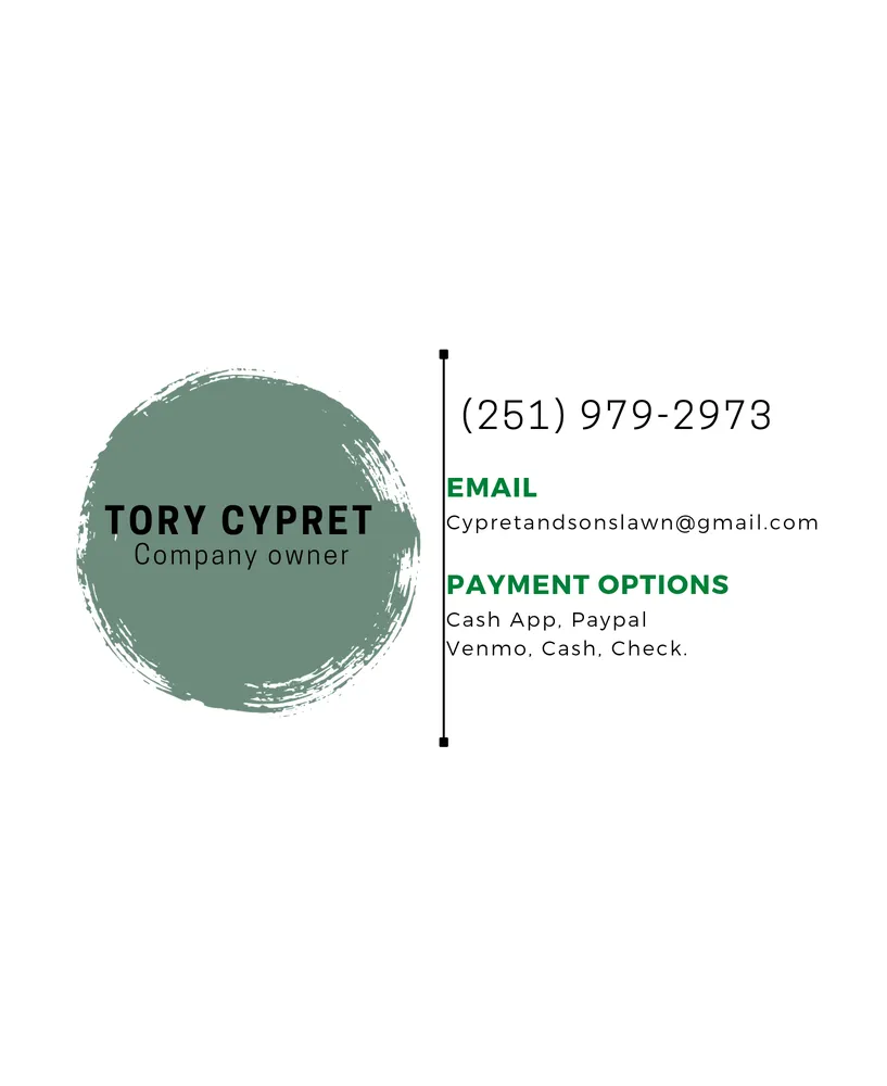 Local yard cleanup service in Foley, AL by Cypret & Son's Lawn Care