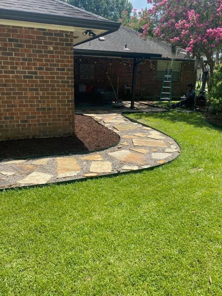 Professional landscape design with custom design in Baton Rouge, LA by Cyrus Architectual Landscaping