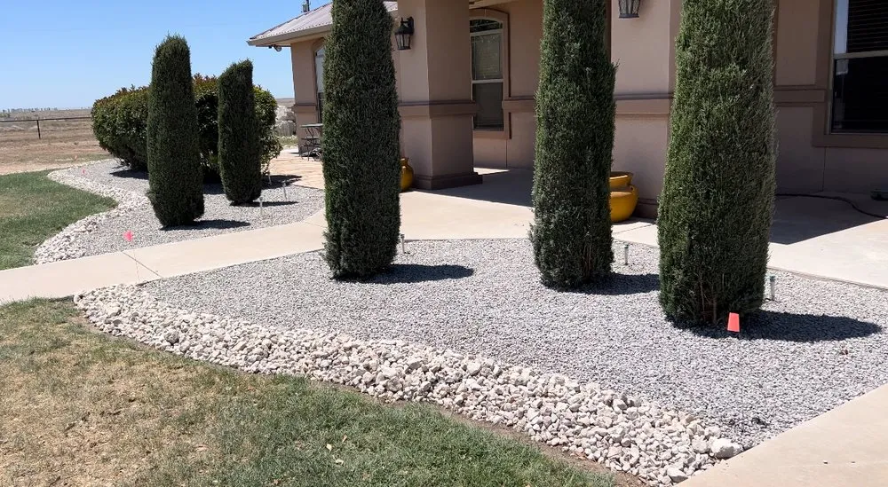 Professional landscape installation in Roswell, NM - D & B Landscaping