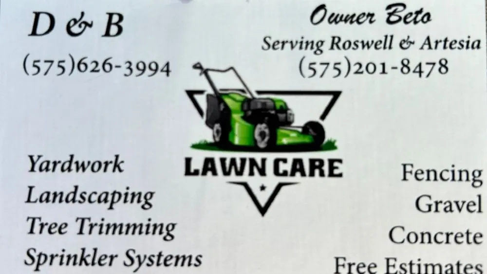 Expert landscaping services experts serving Roswell, NM - D & B Landscaping