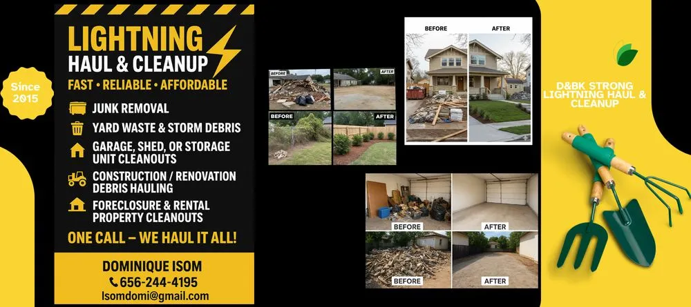 Professional garden landscaping in Tampa, FL by D & Bk Strong Lightning Haul & Cleanup