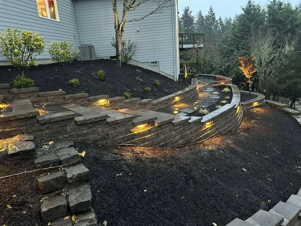 Trusted outdoor landscaping with custom design in Hillsboro, OR by D & C Handyman & Construction