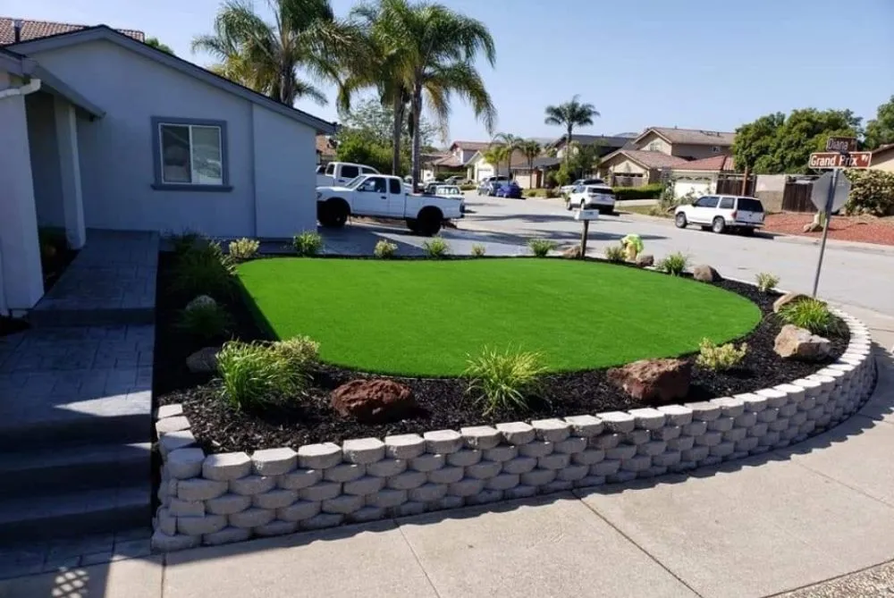 Affordable landscape installation with custom design in Fremont, CA by D & C Owl Landscape