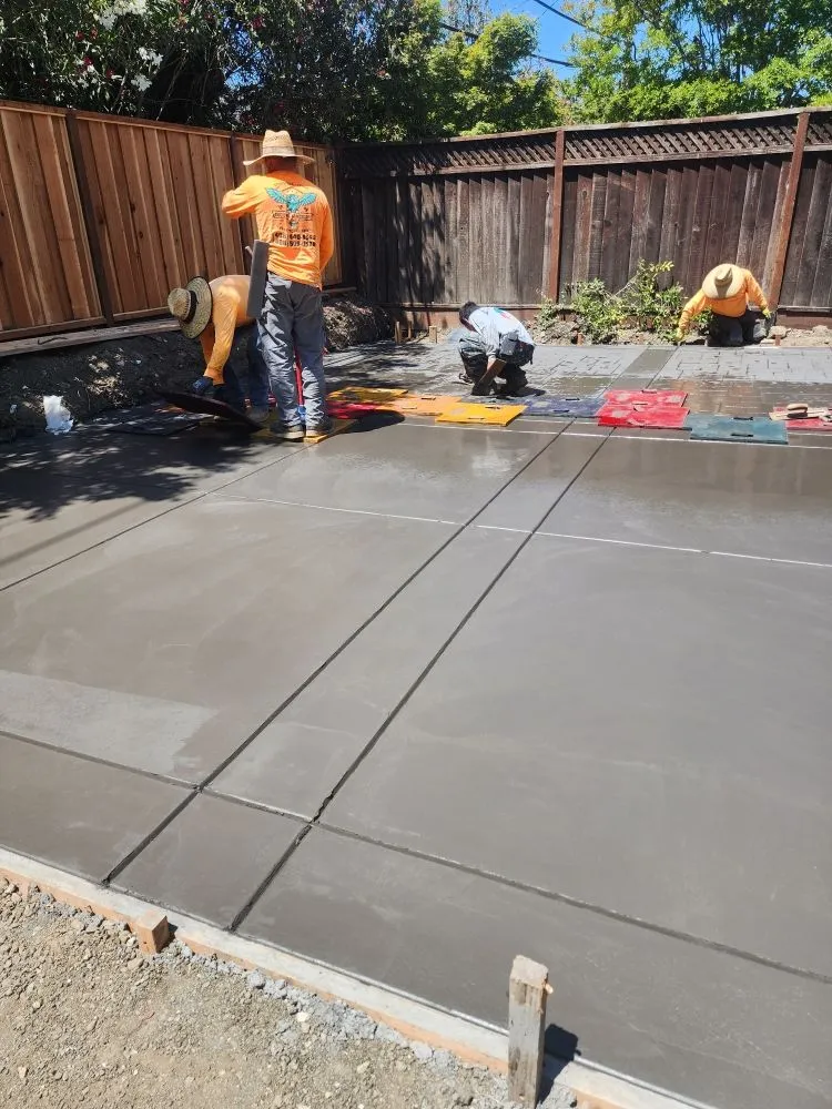 Custom landscape installation with custom design in Fremont, CA by D & C Owl Landscape