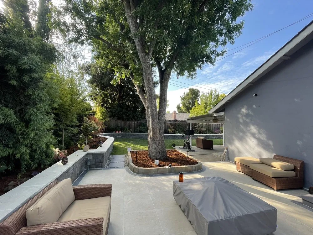 Custom garden landscaping for residential properties in Fremont, CA by D & C Owl Landscape