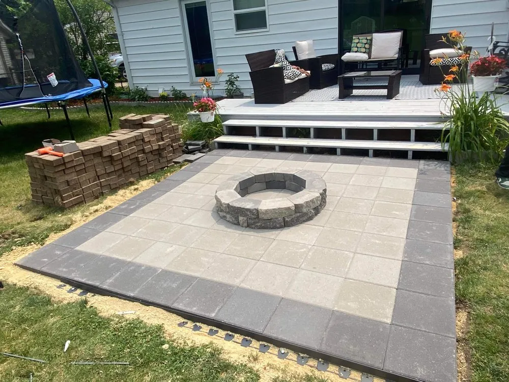 Professional yard cleanup service for beautiful yards in Rockford, IL by D & D Brothers Landscaping