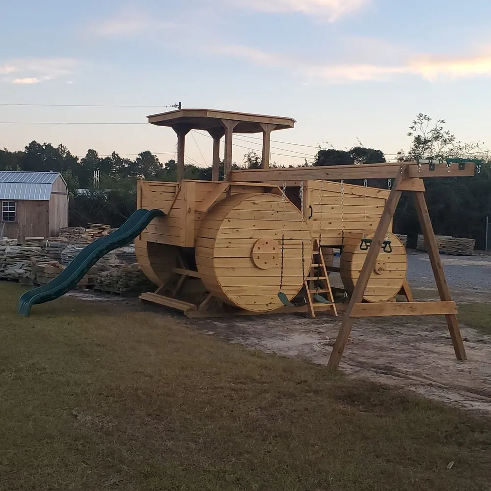Custom landscape installation for residential properties across Tifton, GA - D & D Construction & Rock Yard
