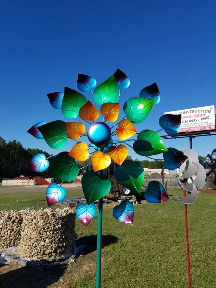 Custom landscape installation for beautiful yards in Tifton, GA by D & D Construction & Rock Yard