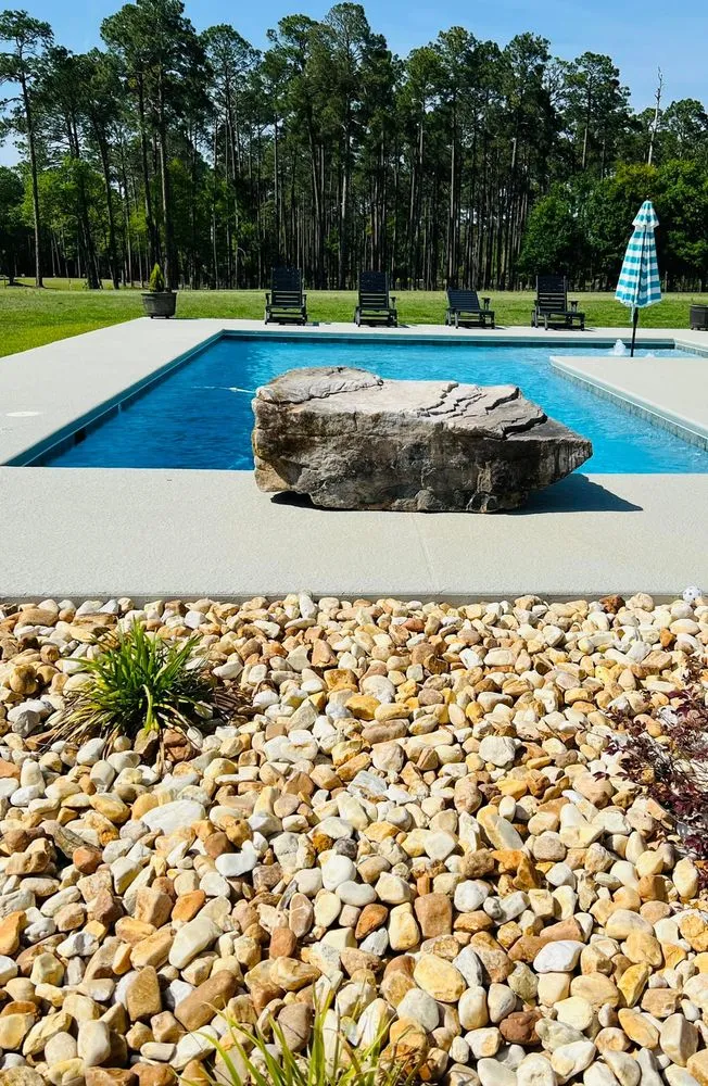 Professional outdoor landscaping for outdoor upgrades in Tifton, GA by D & D Construction & Rock Yard