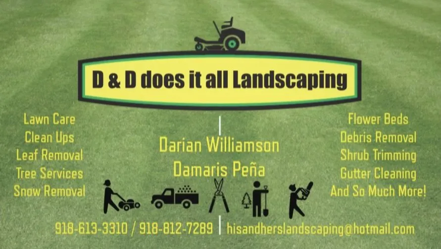 Professional landscaping services in Broken Arrow, OK - D & D Does it All Landscaping