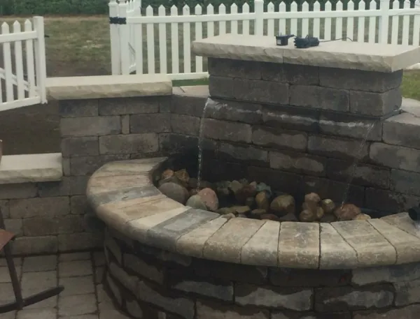 Professional garden landscaping with custom design in Portage, OH by D & D Landscaping Supply