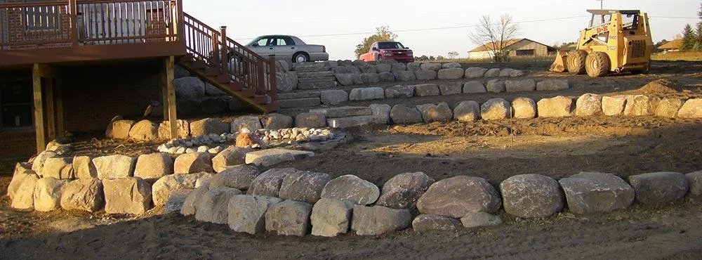 Local garden landscaping in Richmond, MI by D & E Landscaping & Grading