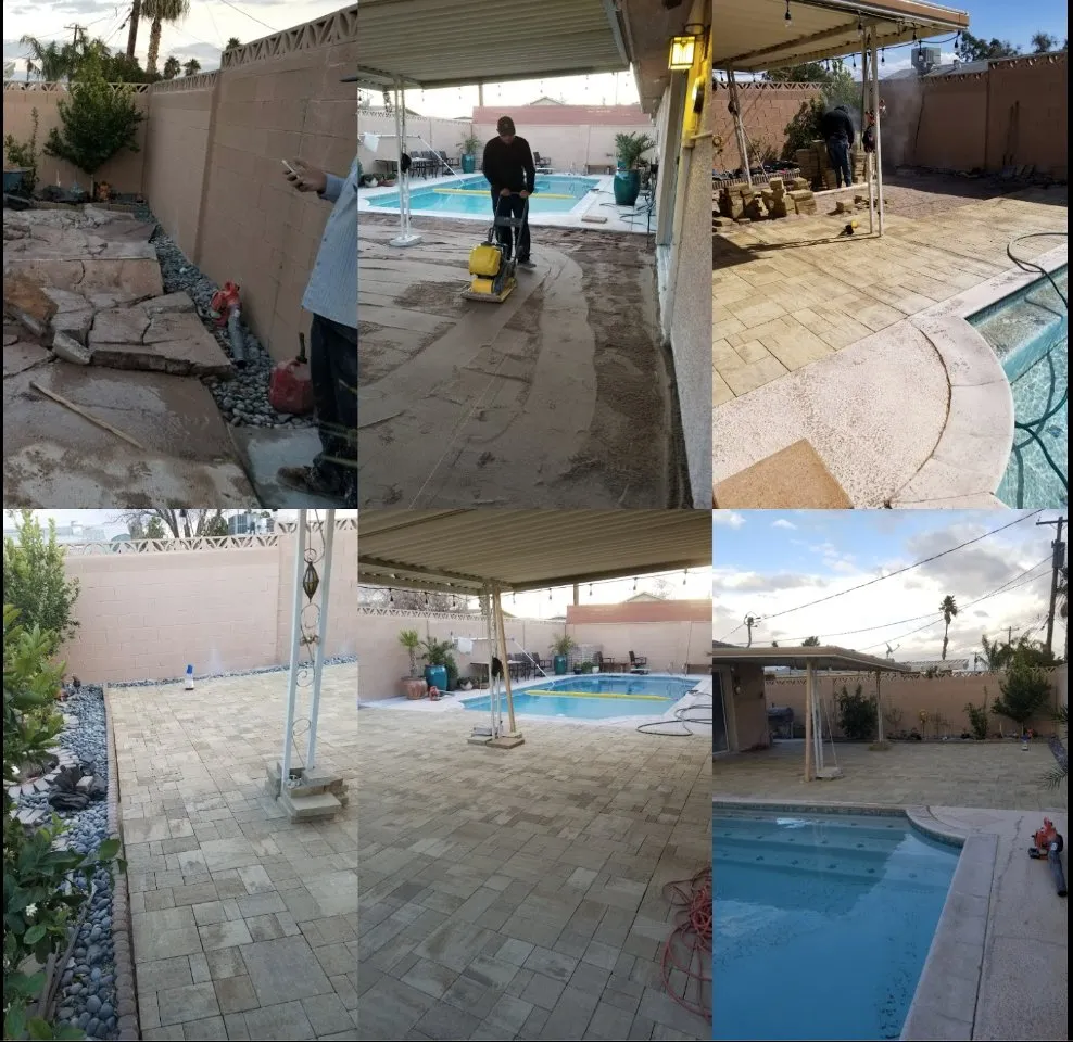 Reliable yard cleanup service for residential properties across Las Vegas, NV - D & G Landscaping
