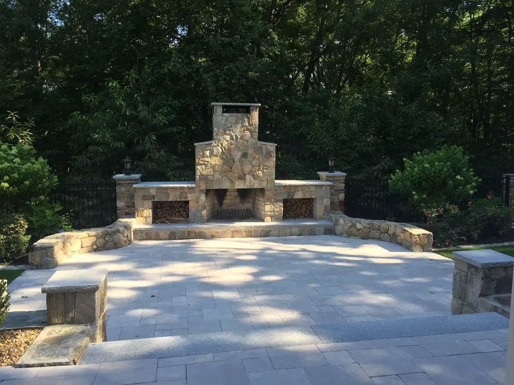 Professional garden landscaping in Wellesley Hills, MA by D & M Landscape and Construction