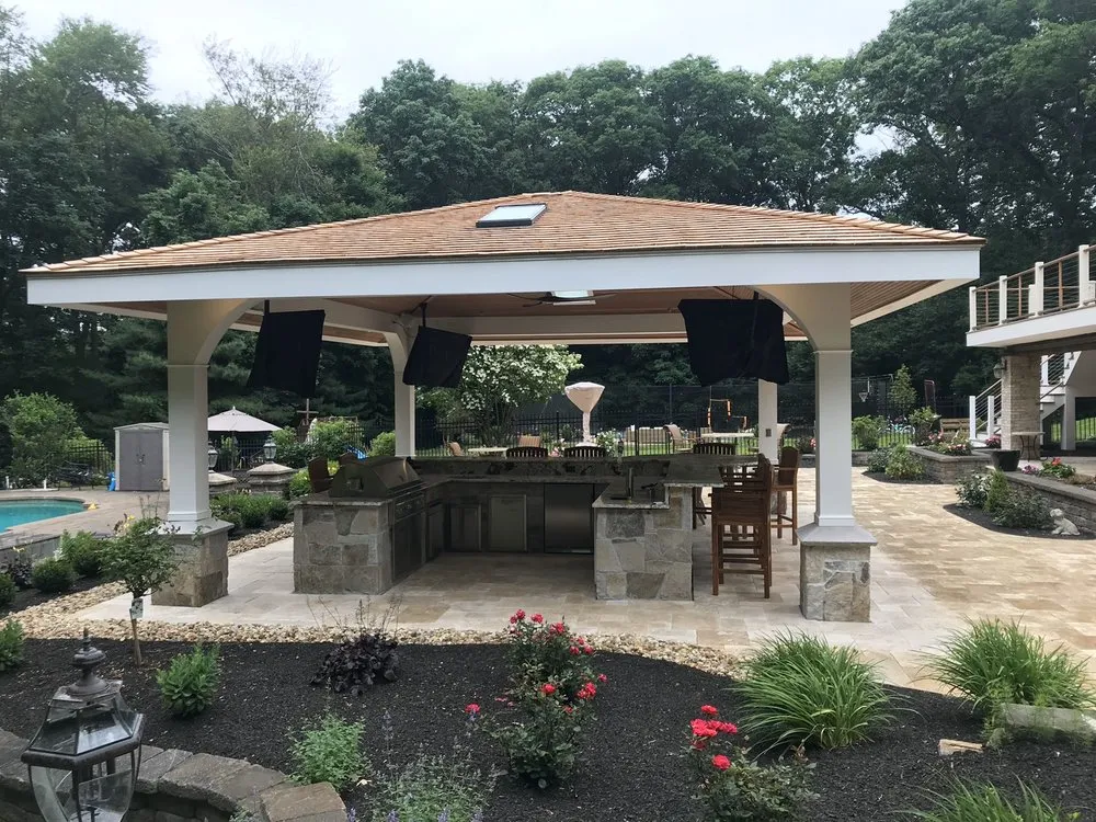 Professional landscape installation in Wellesley Hills, MA - D & M Landscape and Construction