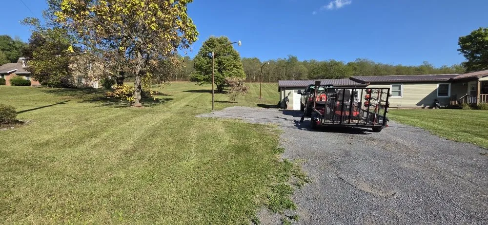 Custom lawn mowing service for outdoor upgrades in Glen Hope, PA by D & M's Lawn Care Services