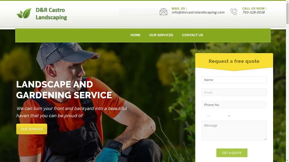 Professional lawn care service experts serving Woodbridge, VA - D & R Castro Landscaping