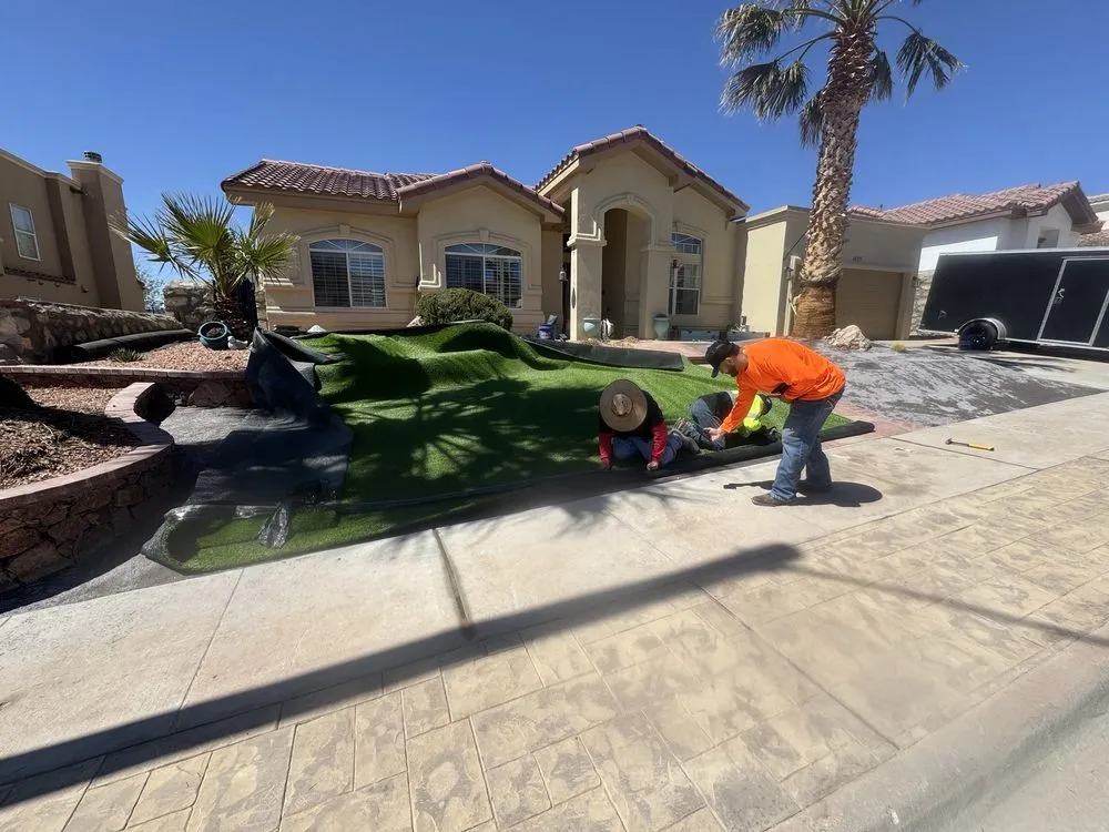 Professional yard cleanup service in El Paso, TX by D & R Demolition Landscape And Maintenance