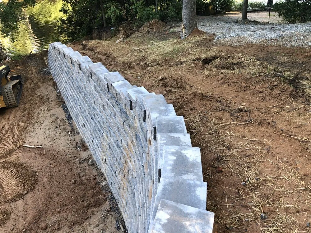 Custom residential landscaping for homes in Easley, SC by D & S Lawn Care and Landscaping