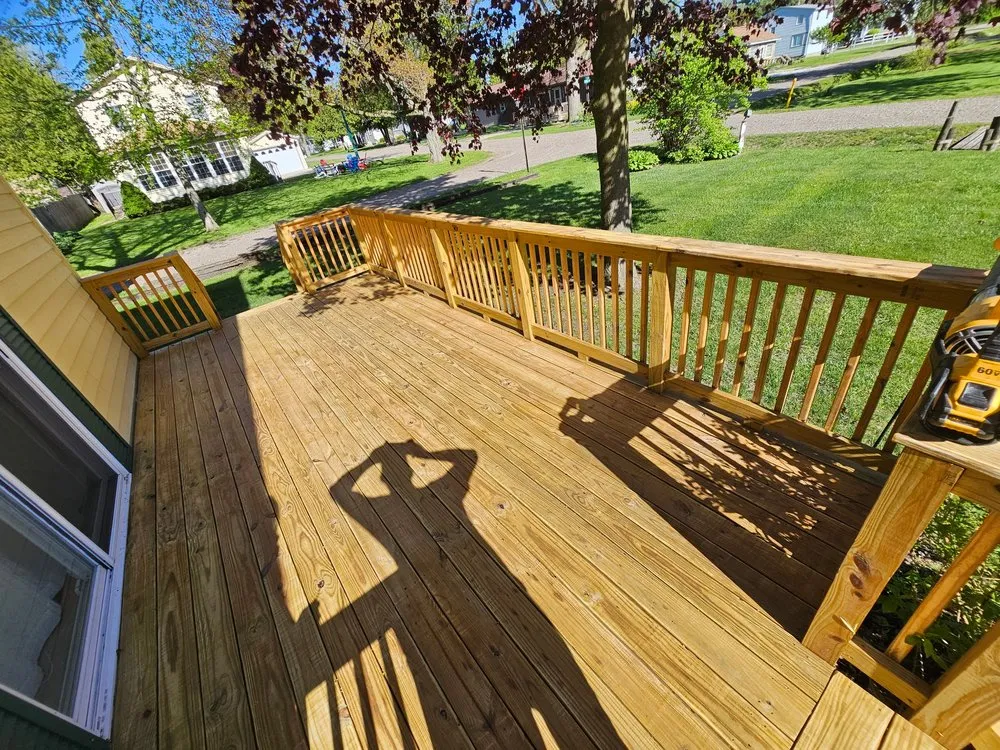 Trusted yard cleanup service with custom design in St. Clair, MI by D & T Handyman services