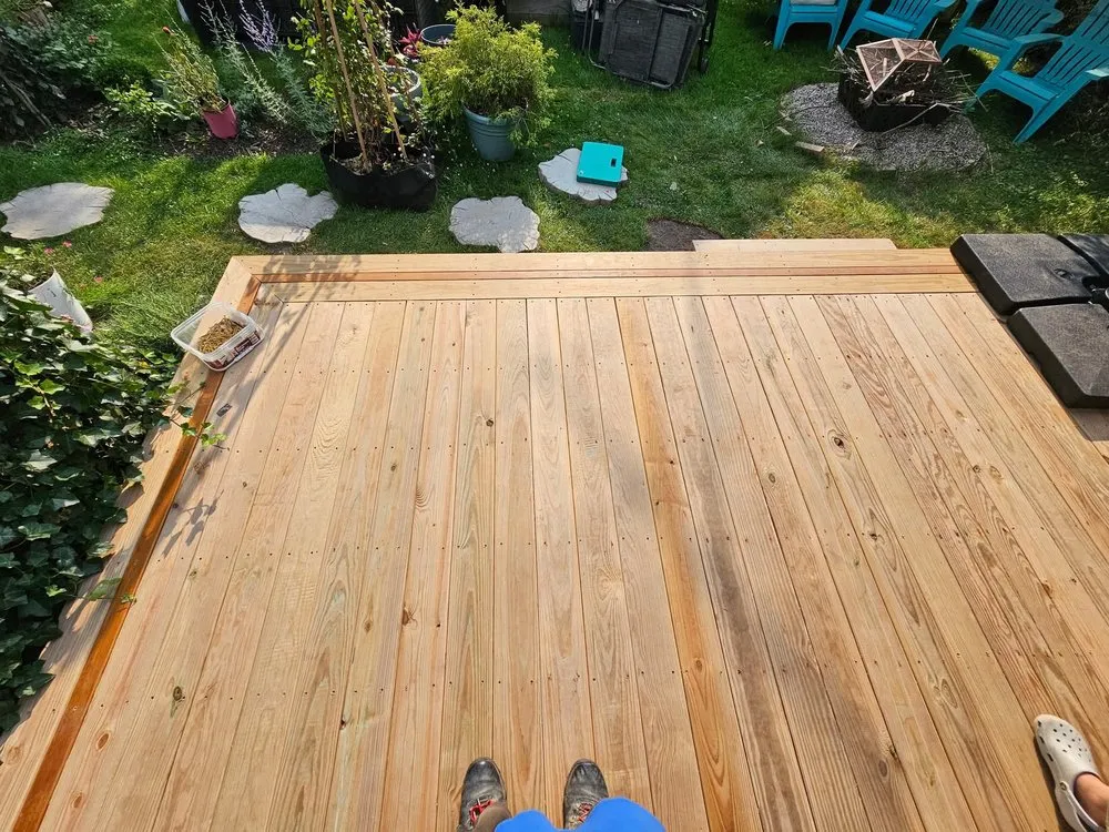 Affordable yard cleanup service for outdoor upgrades across St. Clair, MI - D & T Handyman services