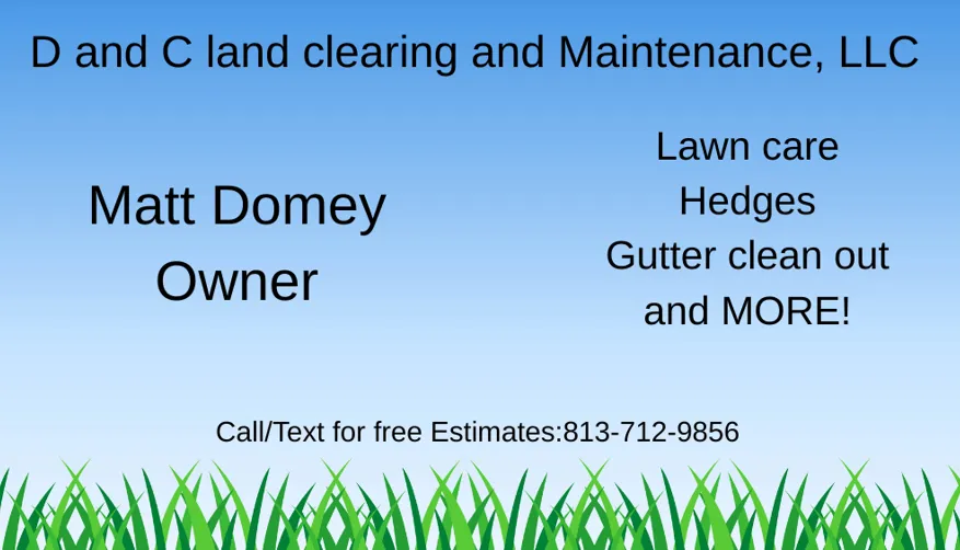Local garden landscaping near you in Tampa Bay, FL by D and C Land Clearing and Maintenance