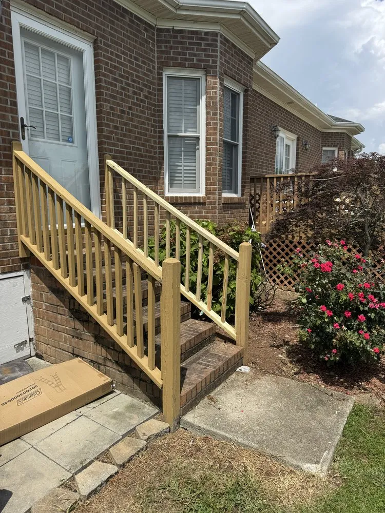 Expert outdoor landscaping with custom design in Roseboro, NC by D And M Lawn Service And Home Improvements