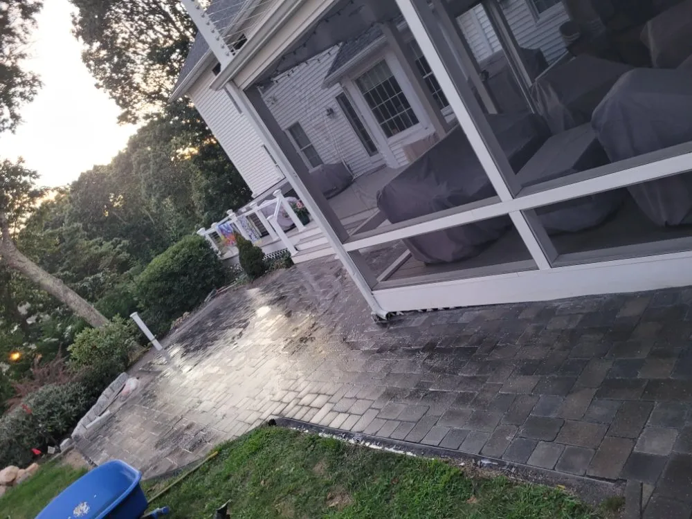 Reliable lawn mowing service for residential properties in Groton, CT by D B Stonework & Landscape Design