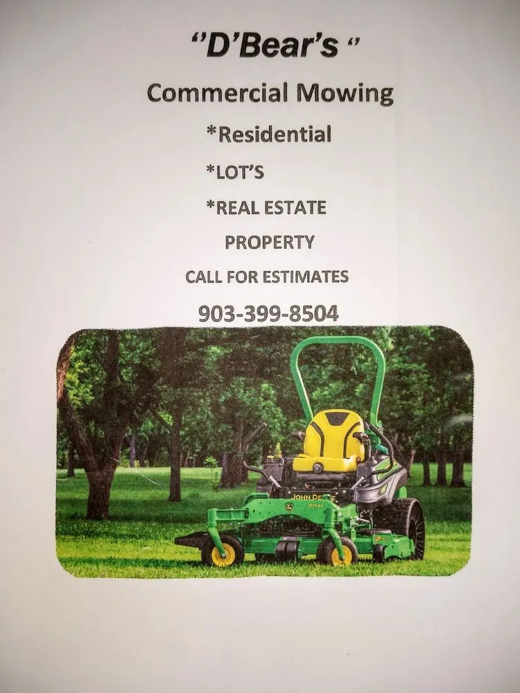 Expert residential landscaping in Longview, TX by D' Bear's Lawn Care Mowing Service