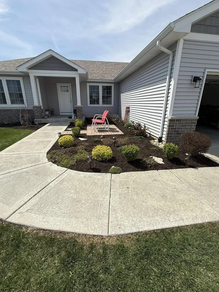 Custom garden landscaping in Peotone, IL - D C Landscaping