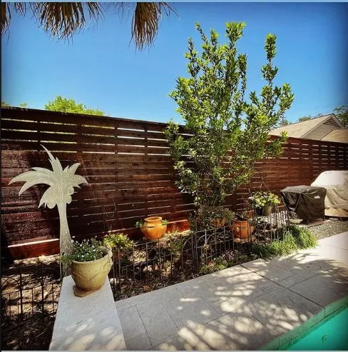 Professional landscape installation in Sugar Land, TX - D-Fence Customs