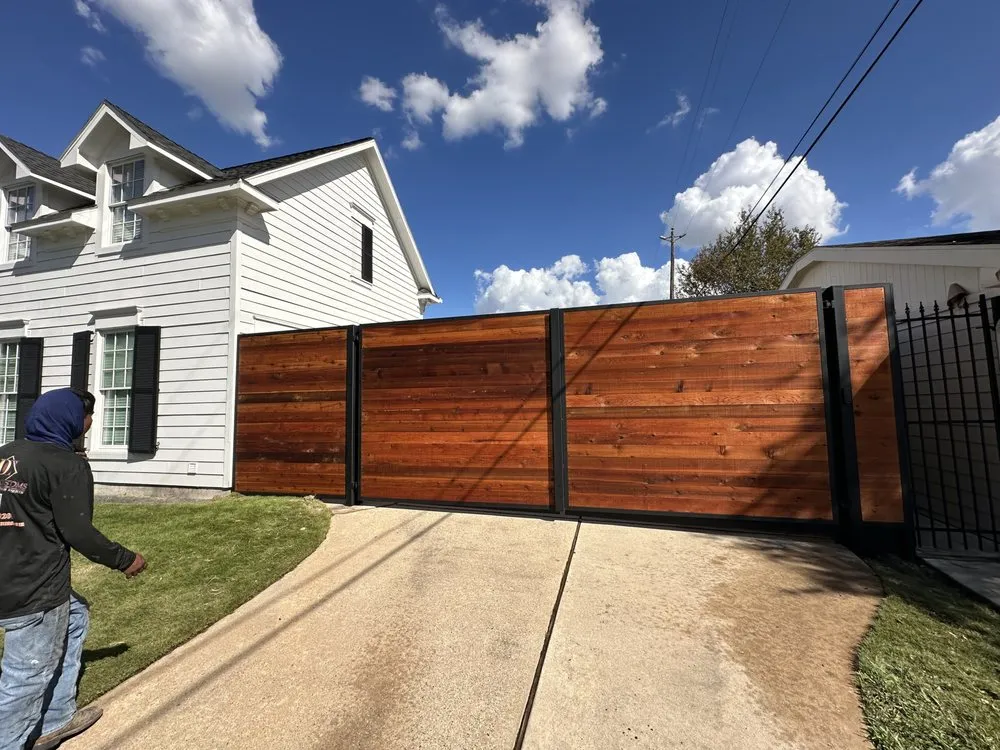 Custom landscape design for residential properties in Sugar Land, TX by D-Fence Customs