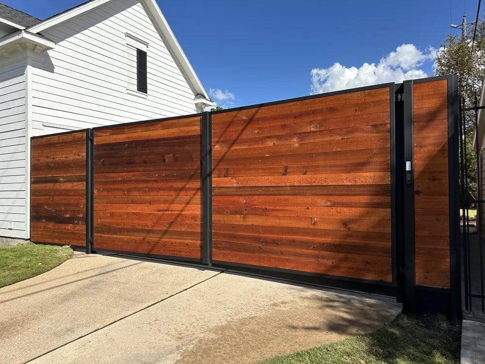 Custom landscaping services in Sugar Land, TX - D-Fence Customs