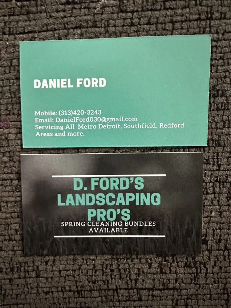 Expert outdoor landscaping in Detroit, MI by D Ford’s landscaping