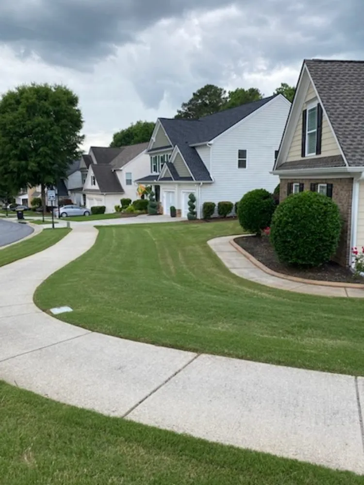 Professional garden landscaping with custom design in Union City, GA by D Hayes Services